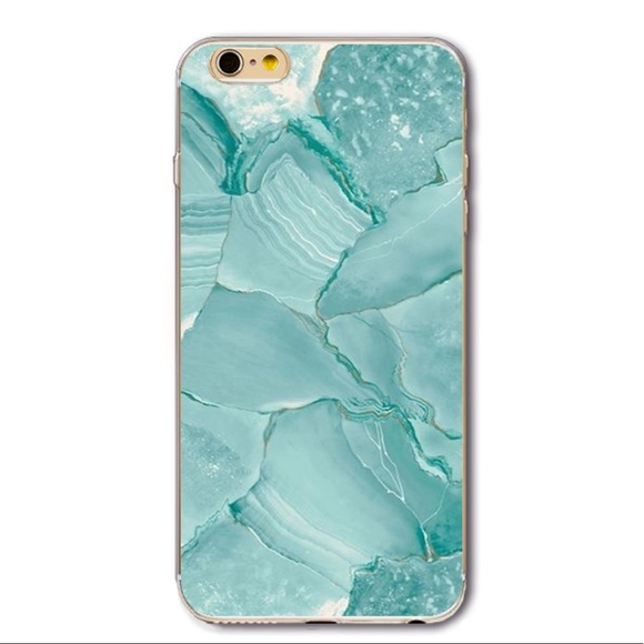 Teal Stone Phone Case - Picture 2 of 3